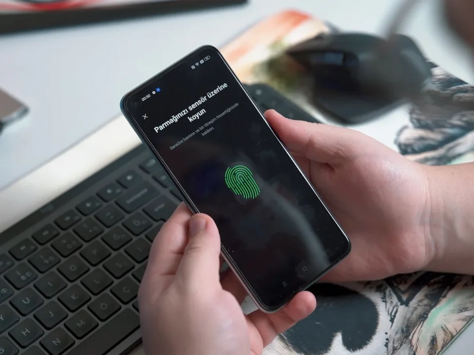 a person holding a phone