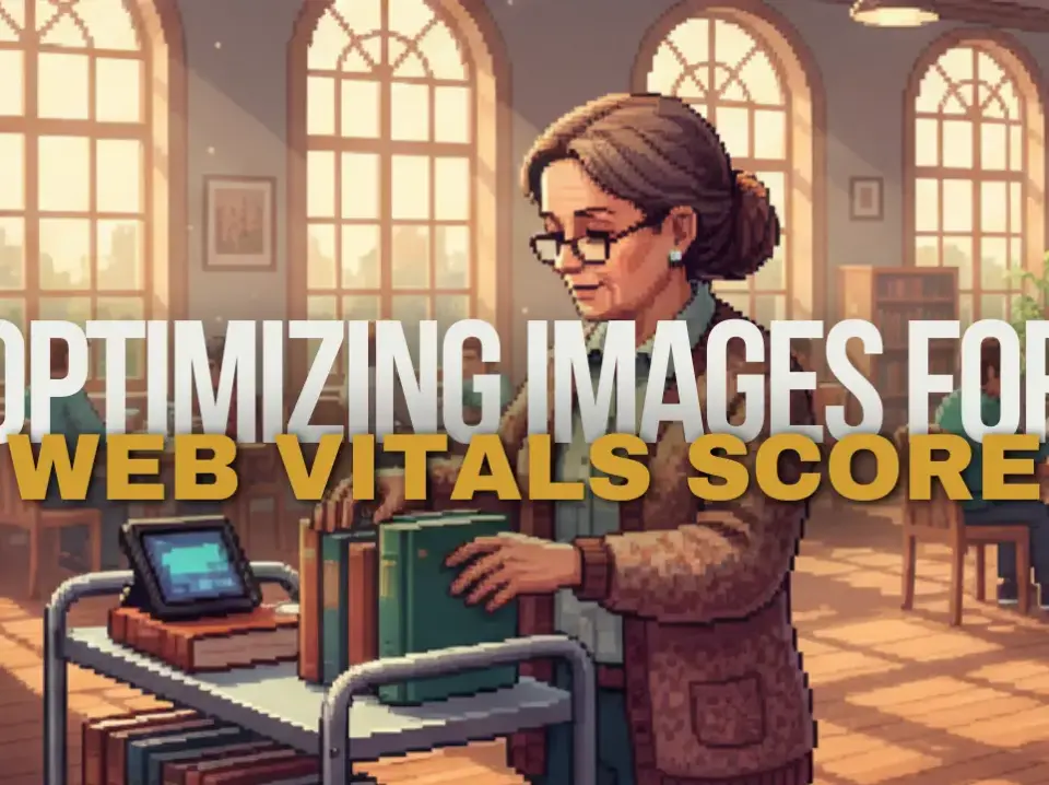 optimizing images for web vitals score